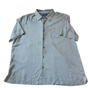 Nat‎ Nast Blue Lightweight Casual Shirt silk cotton blend XL